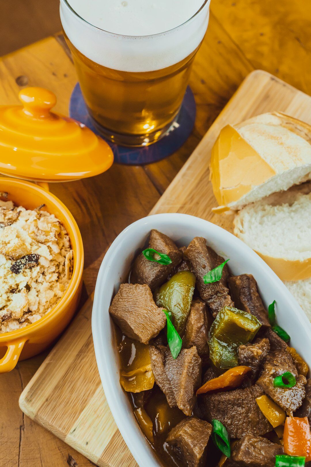 slow cooker with stew