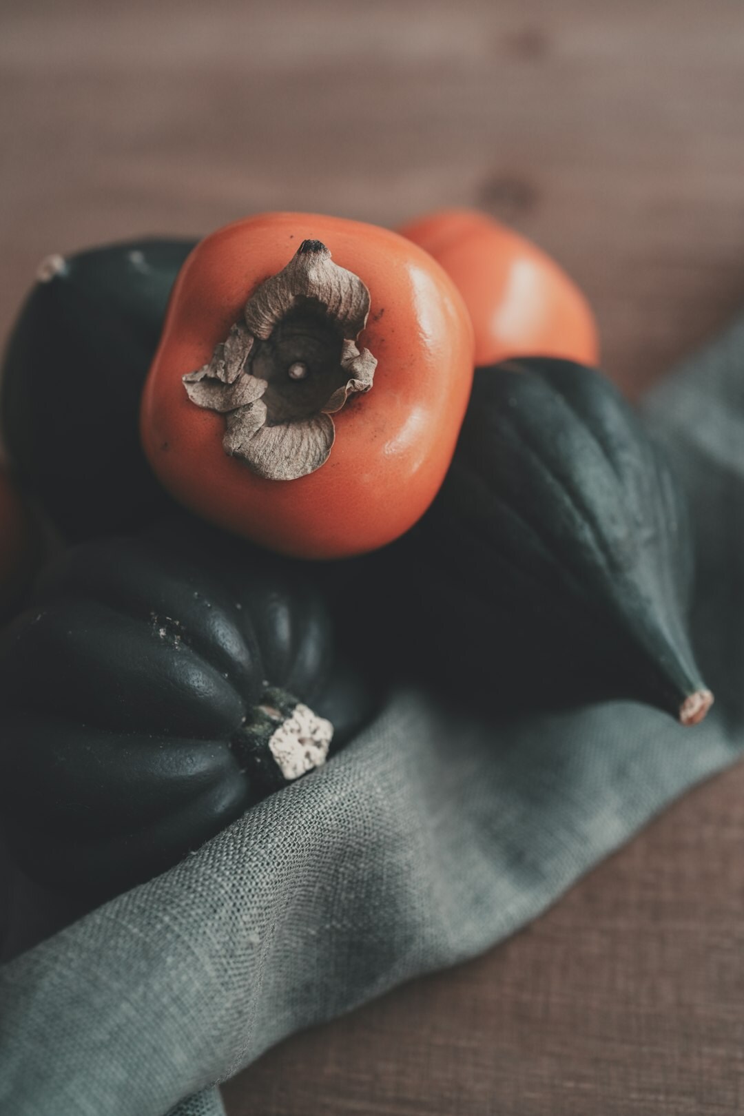 seasonal vegetables on table